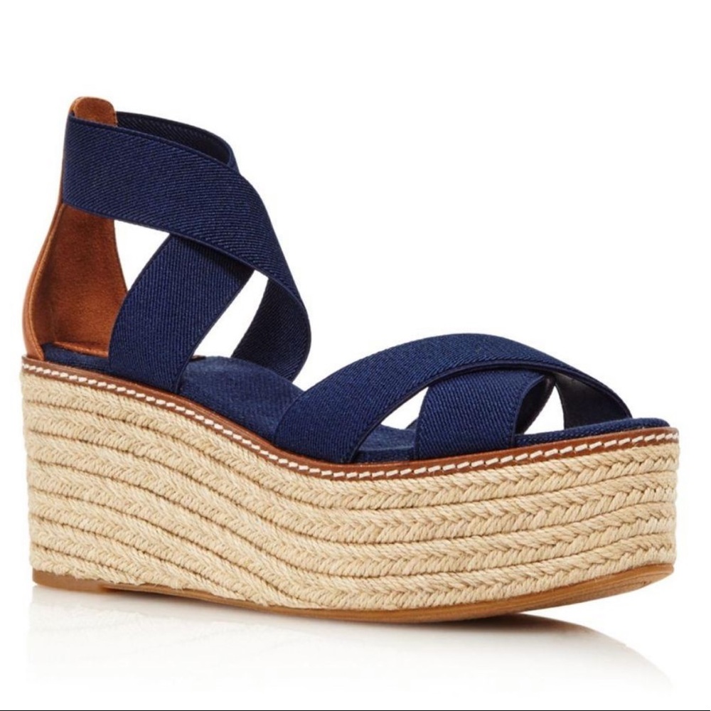 NWOB Tory Burch Frieda platform espadrille